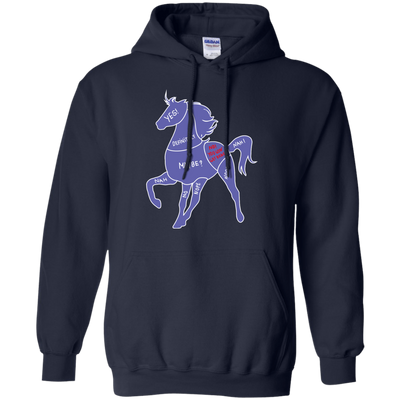 Proper way to pet a Horse lover T-Shirt & Hoodie | Teecentury.com