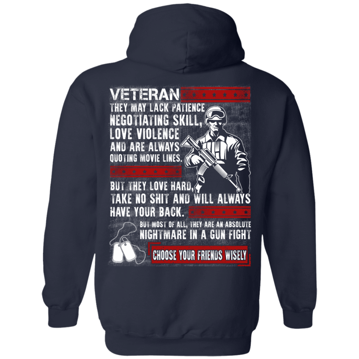 Veteran They May Lack Patience T-Shirt & Hoodie | Teecentury.com
