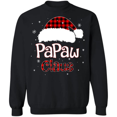 Santa PaPaw Claus Red Plaid Family Pajamas Christmas Gift T-Shirt & Sweatshirt | Teecentury.com