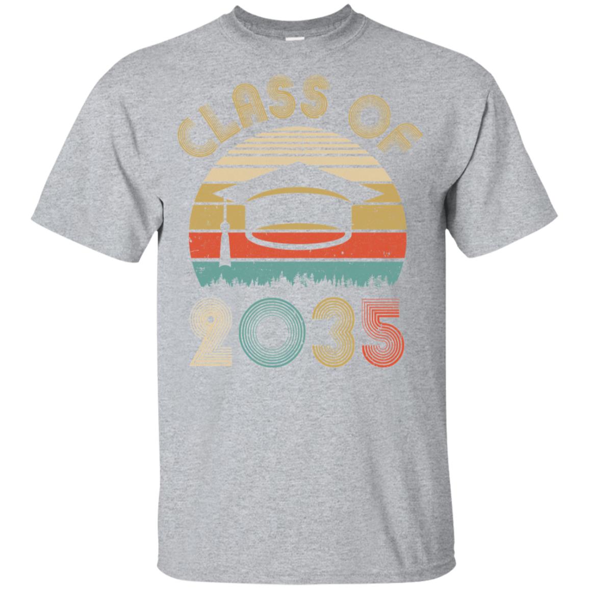 Class Of 2035 Grow With Me Graduation First Day Of School Youth Youth Shirt | Teecentury.com