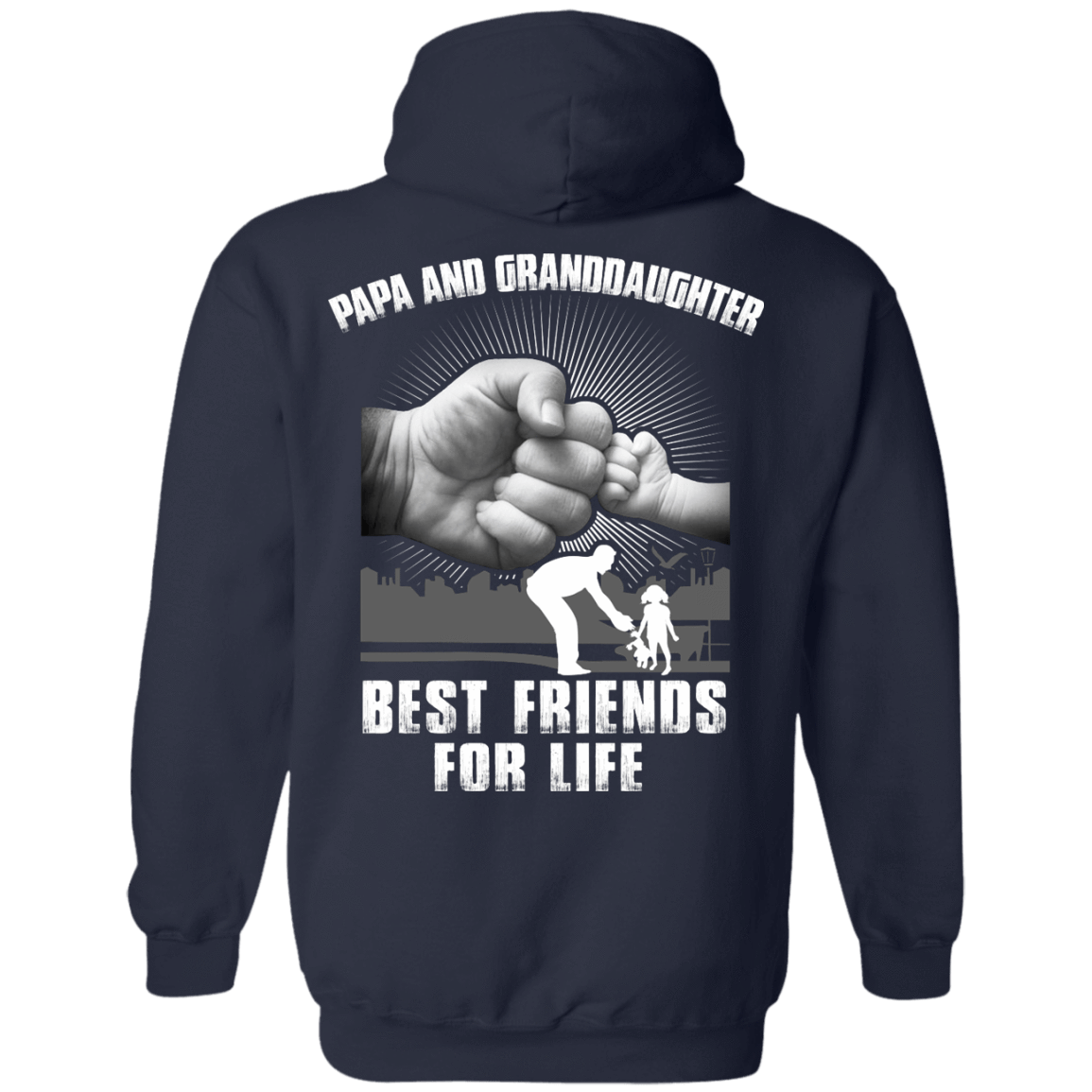 Papa And Granddaughter Best Friends For Life T-Shirt & Hoodie | Teecentury.com