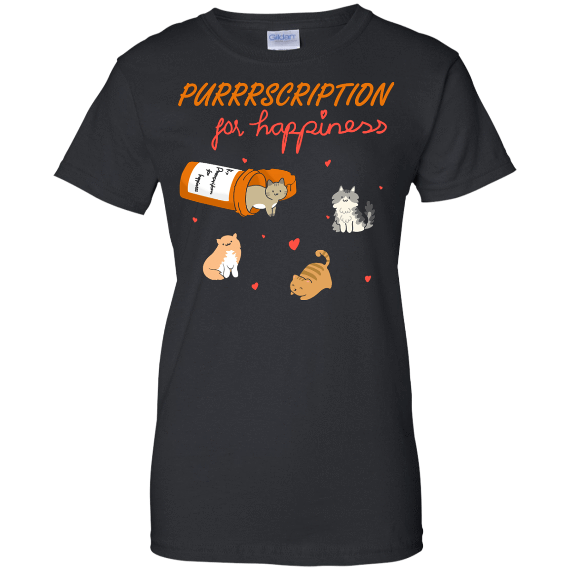 Purrrscription For Happiness T-Shirt & Hoodie | Teecentury.com