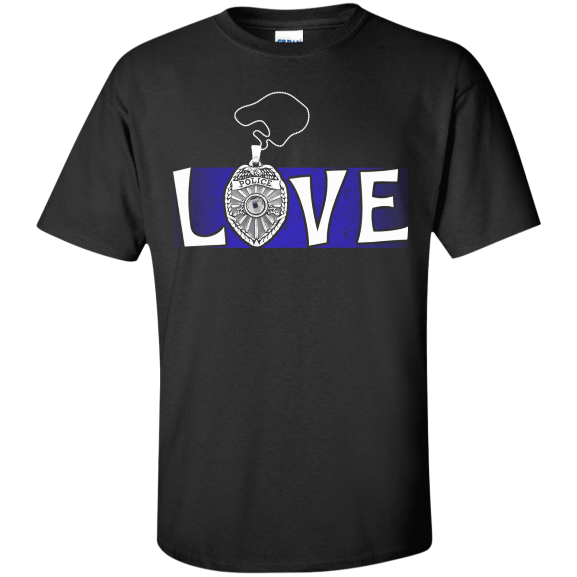 Love Police Thin Blue Line T-Shirt & Hoodie | Teecentury.com