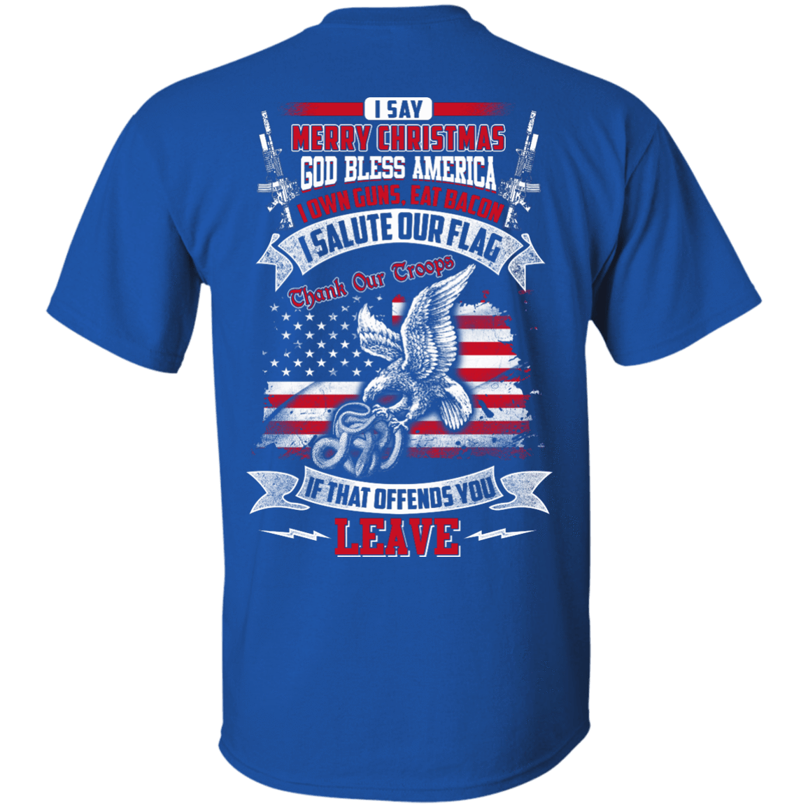 I Say Merry Christmas God Bless America Christmas T-Shirt & Hoodie | Teecentury.com