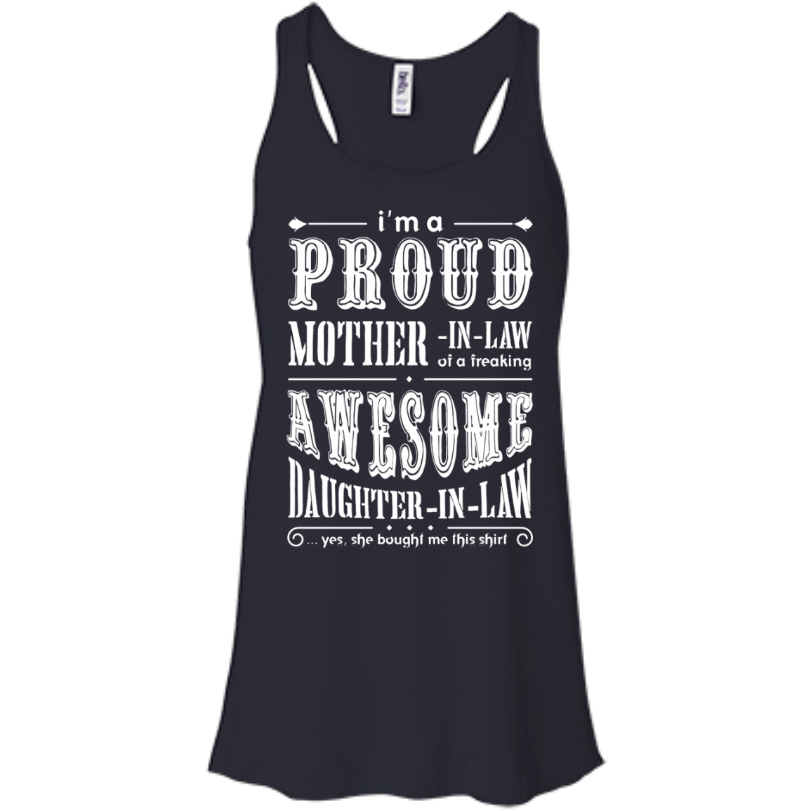 I'm A Proud Mother In Law Freaking Awesome Daughter In Law T-Shirt & Hoodie | Teecentury.com
