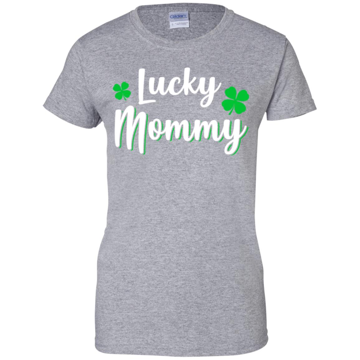 Luckiest Lucky Mommy St Patricks Day T-Shirt & Hoodie | Teecentury.com
