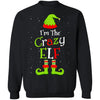 I'm The Crazy Elf Family Matching Funny Christmas Group Gift T-Shirt & Sweatshirt | Teecentury.com