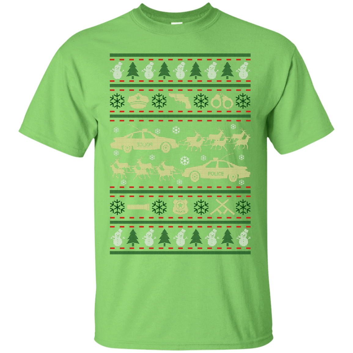 Police Christmas Ugly Sweater T-Shirt & Hoodie | Teecentury.com