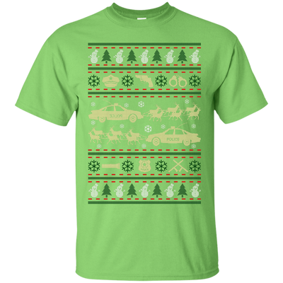 Police Christmas Ugly Sweater T-Shirt & Hoodie | Teecentury.com