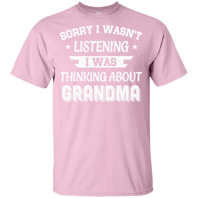 Sorry Not Listening Thinking About Grandma Funny Kids Youth Youth Shirt | Teecentury.com