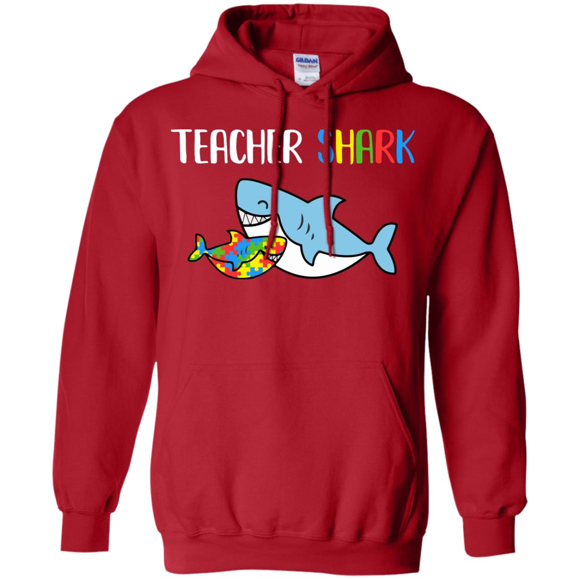 Teacher Shark Support Autism Awareness For Child T-Shirt & Hoodie | Teecentury.com