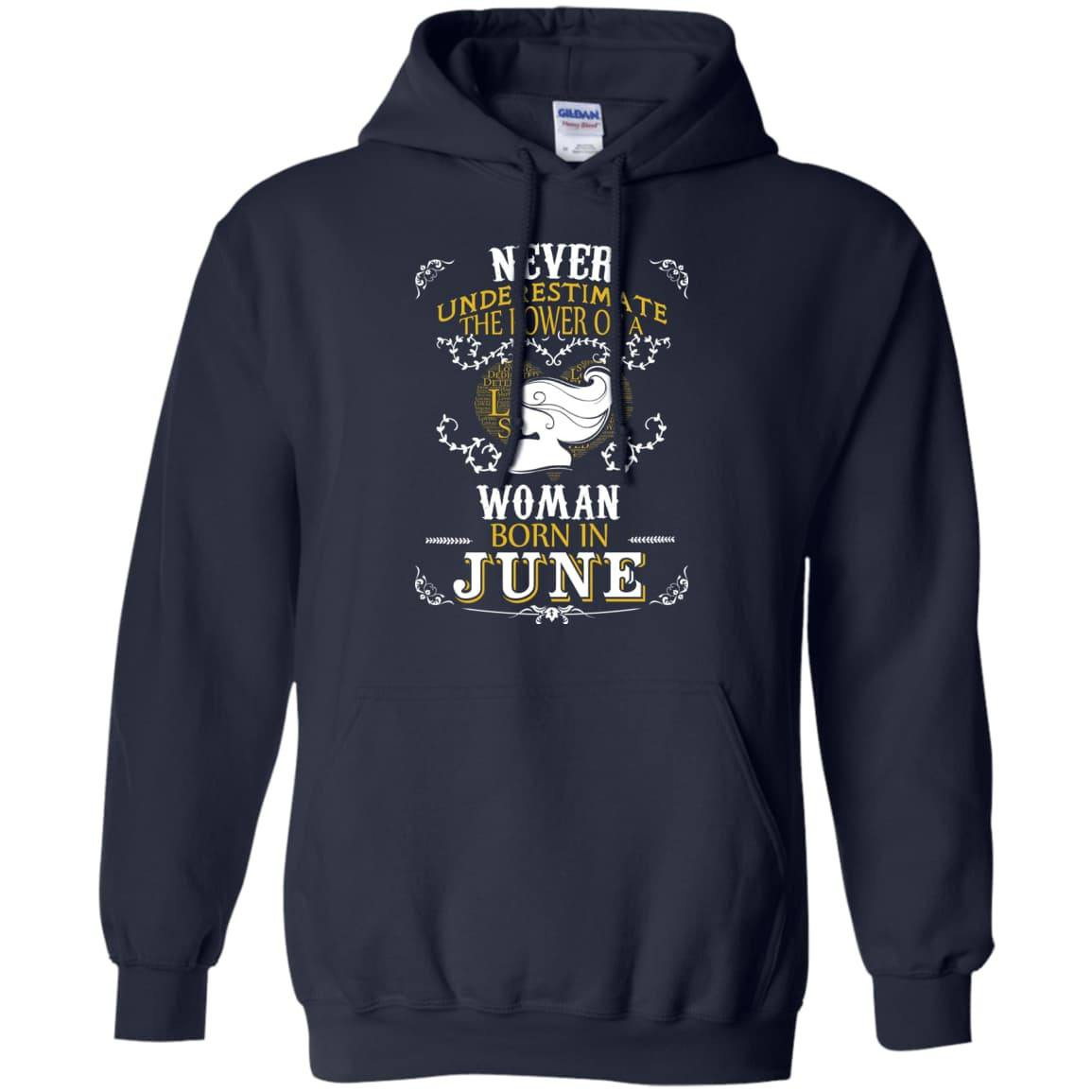 A Woman Born In JUNE T-Shirt & Hoodie | Teecentury.com