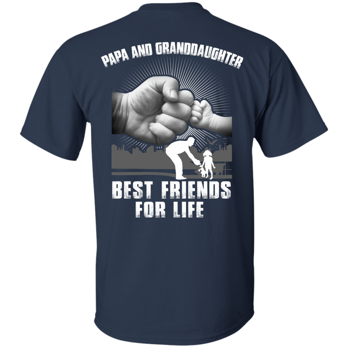 Papa And Granddaughter Best Friends For Life T-Shirt & Hoodie | Teecentury.com