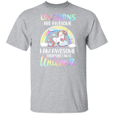 Unicorns Are Awesome I Am Awesome Therefore I Am A Unicorn T-Shirt & Hoodie | Teecentury.com