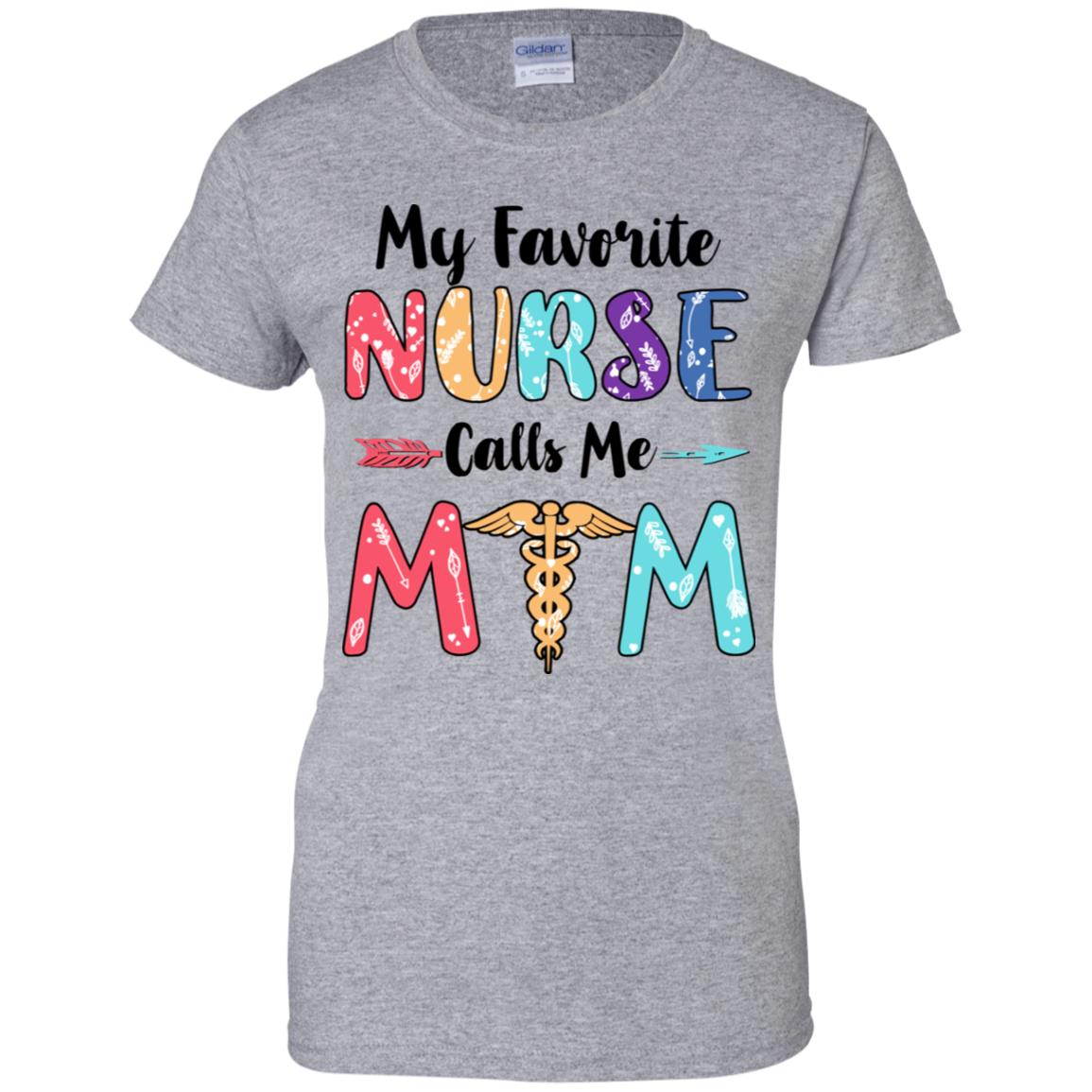 My Favorite Nurse Calls Me Mom Mothers Day Gift T-Shirt & Hoodie | Teecentury.com