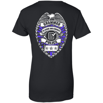 Grammar To Serve And Correct Police T-Shirt & Hoodie | Teecentury.com