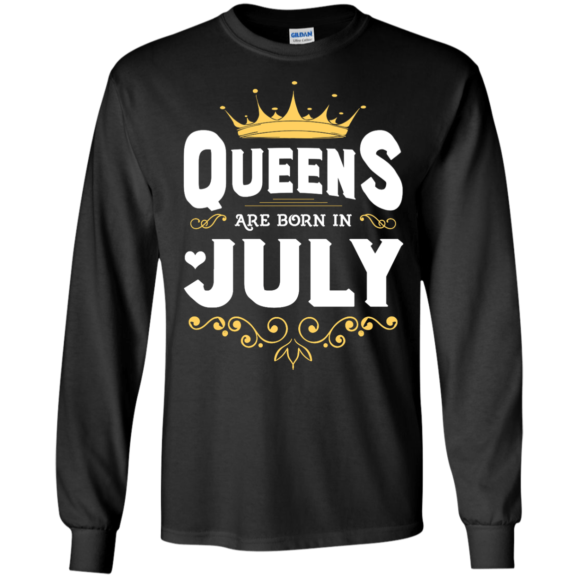 Queens Are Born In July T-Shirt & Hoodie | Teecentury.com