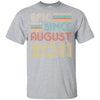 Epic Since August 2011 11th Birthday Gift 11 Yrs Old T-Shirt & Hoodie | Teecentury.com