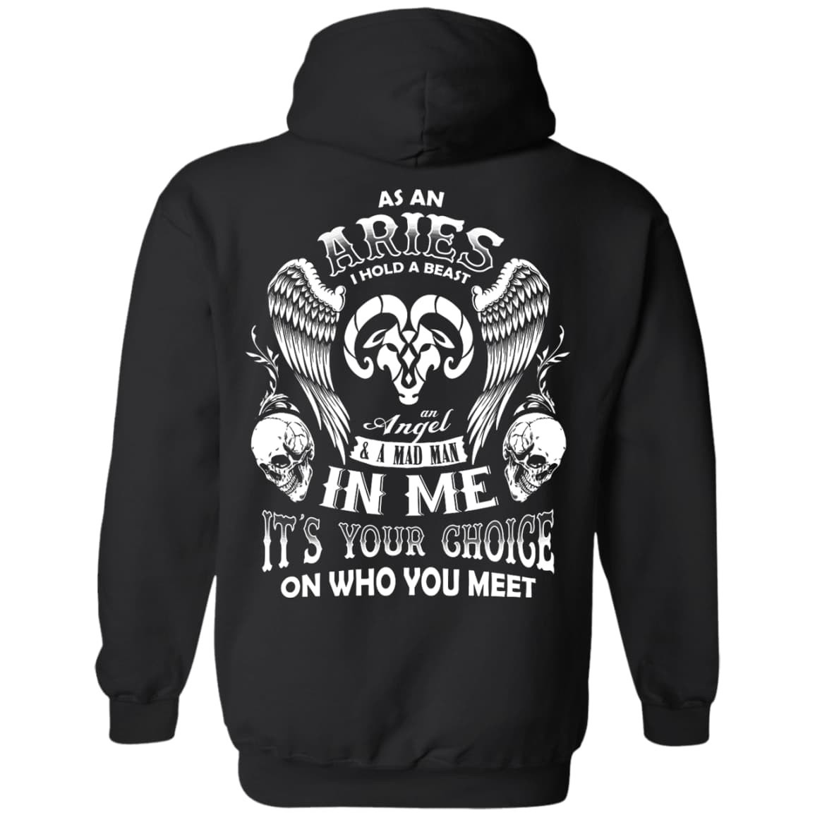 As An Aries I Hold A Beast An Angel A Madman In Me T-Shirt & Hoodie | Teecentury.com