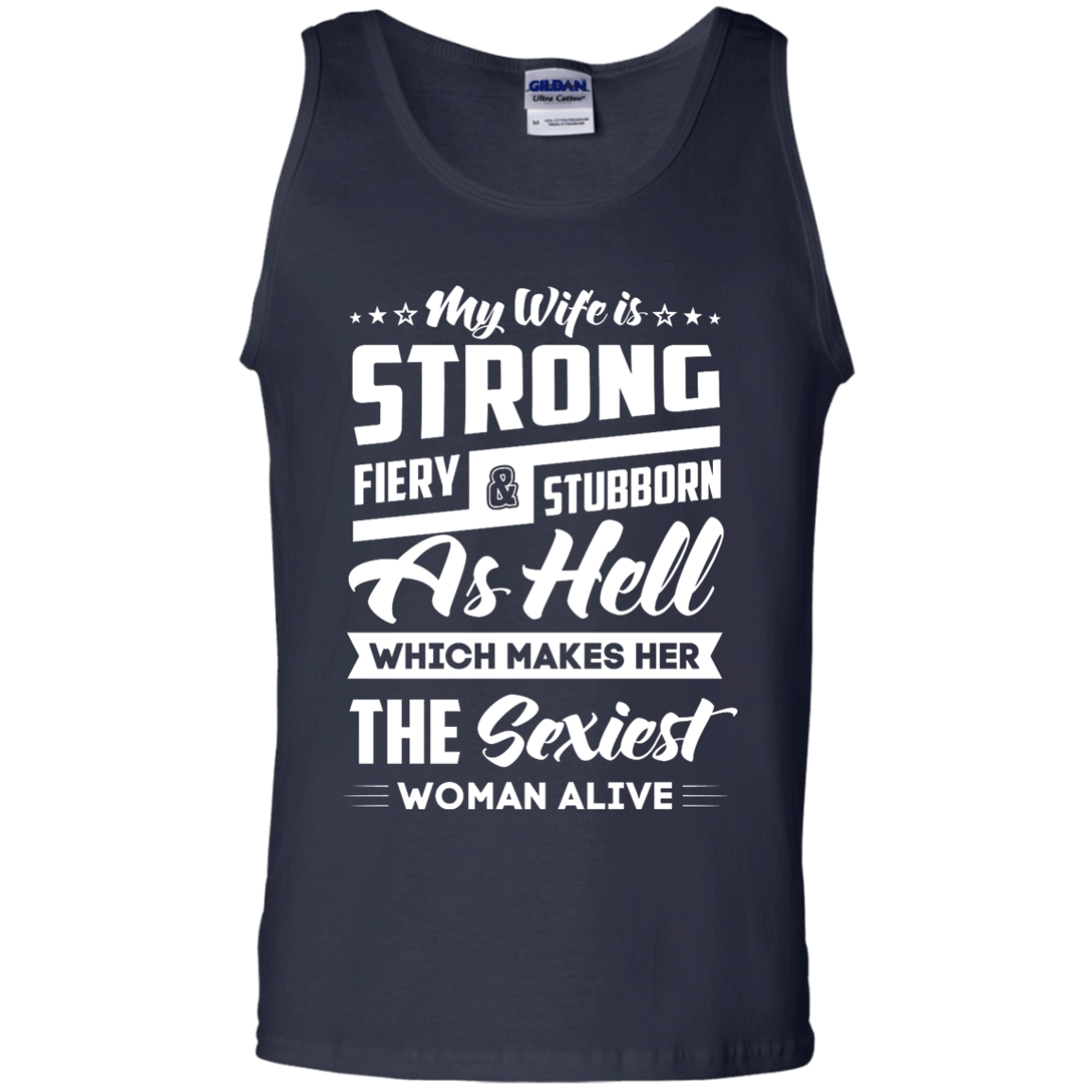 My Wife Is Strong Fiery And Stubborn As Hell T-Shirt & Hoodie | Teecentury.com