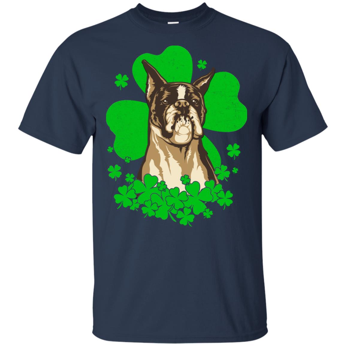 Boxer St. Patrick's Day Clovers T-Shirt & Hoodie | Teecentury.com