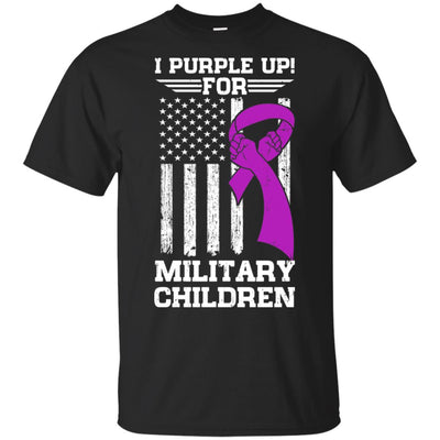 I Purple Up For Military Children Kid Child Gifts T-Shirt & Hoodie | Teecentury.com