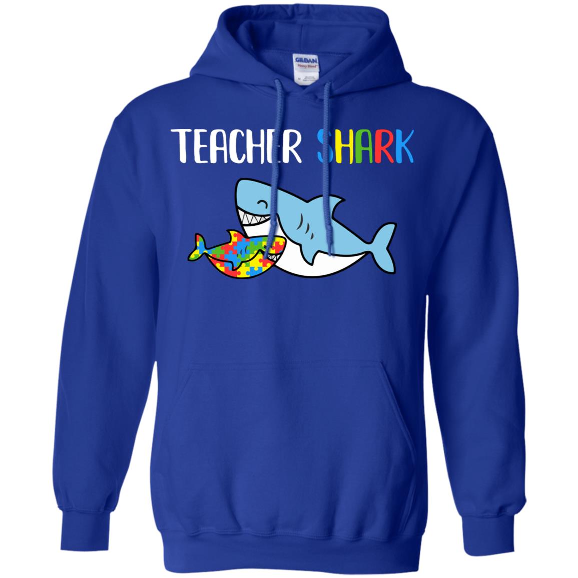Teacher Shark Support Autism Awareness For Child T-Shirt & Hoodie | Teecentury.com