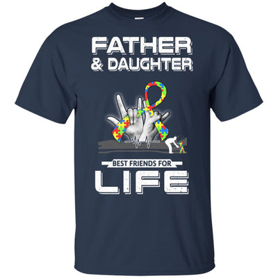 Father And Daughter Best Friends For Life Autism Awareness T-Shirt & Hoodie | Teecentury.com