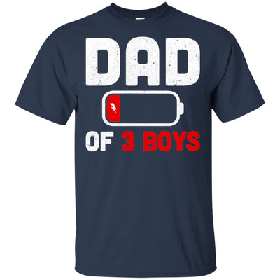 Funny Dad Of 3 Boys Fathers Day Gifts T-Shirt & Hoodie | Teecentury.com