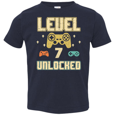 Level 7 Unlocked Video Gamer 7th Birthday Gift Youth Youth Shirt | Teecentury.com