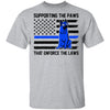 Supporting The Paws That Enforce The Laws Police Paw Dog T-Shirt & Hoodie | Teecentury.com
