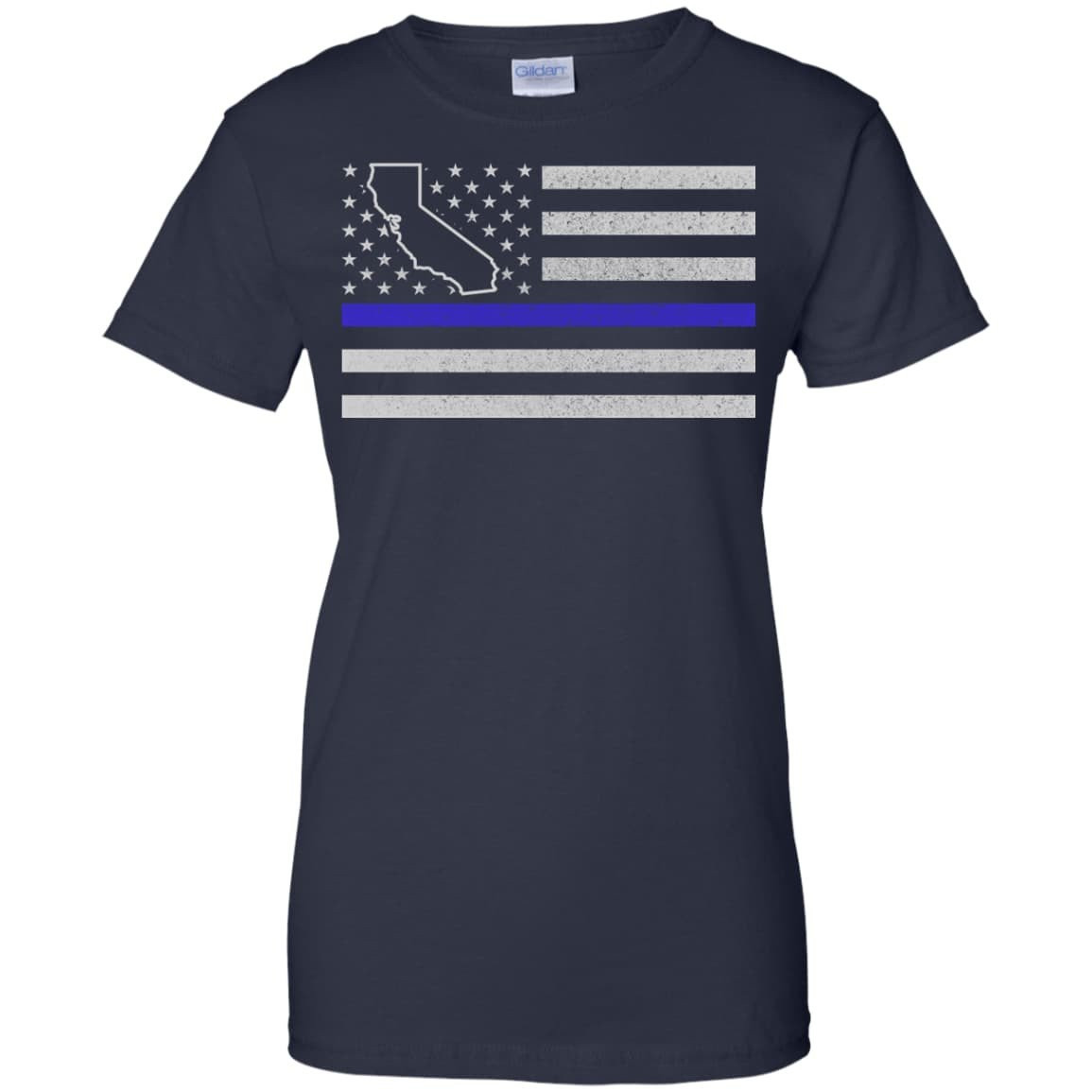 California Thin Blue Line Police State T-Shirt & Hoodie | Teecentury.com