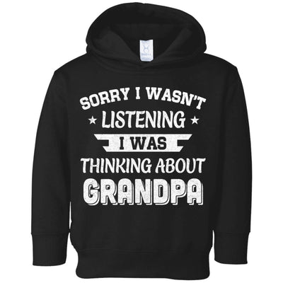 Sorry Not Listening Thinking About Grandpa Funny Kids Youth Youth Shirt | Teecentury.com