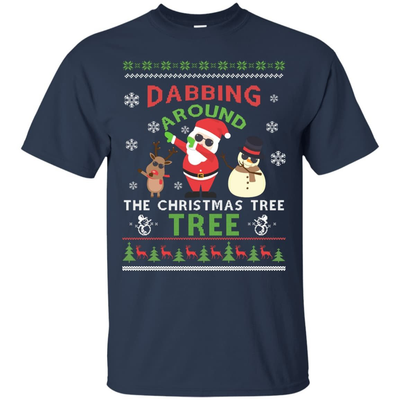 Dabbing Around The Christmas Tree Ugly Sweater T-Shirt & Hoodie | Teecentury.com