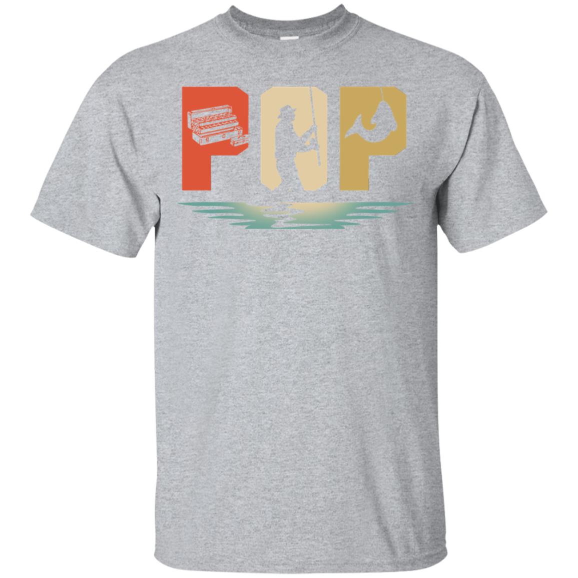 Vintage Fishing Pop Father's Day Gift T-Shirt & Hoodie | Teecentury.com