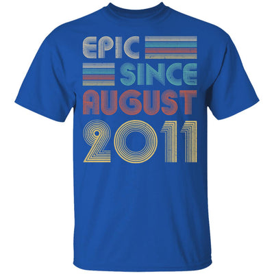 Epic Since August 2011 Vintage 11th Birthday Gifts Youth Youth Shirt | Teecentury.com