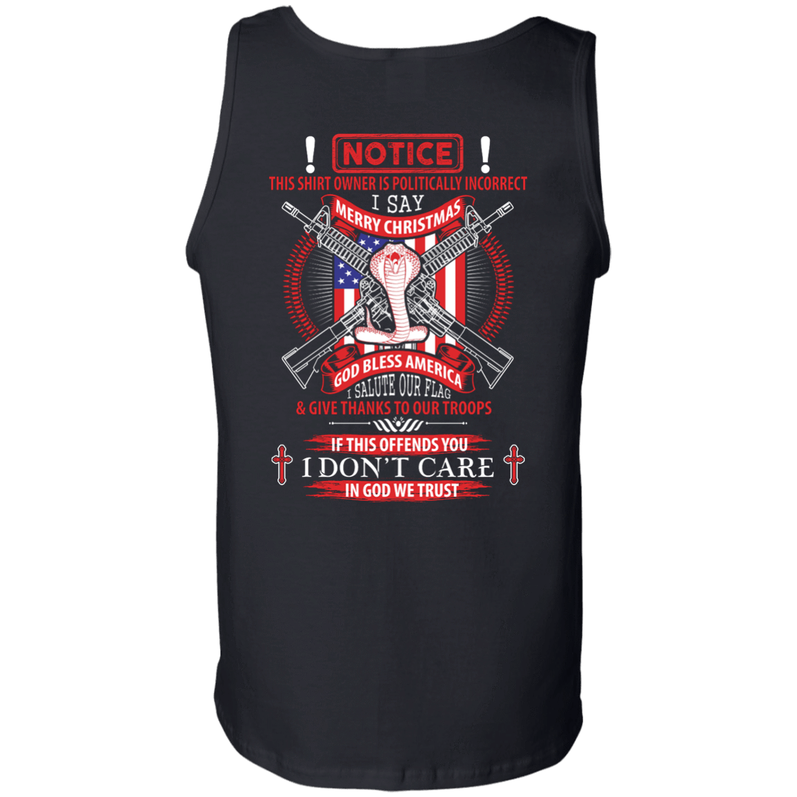 I Am Politically Incorrect I Say Merry Christmas God Bless America T-Shirt & Hoodie | Teecentury.com