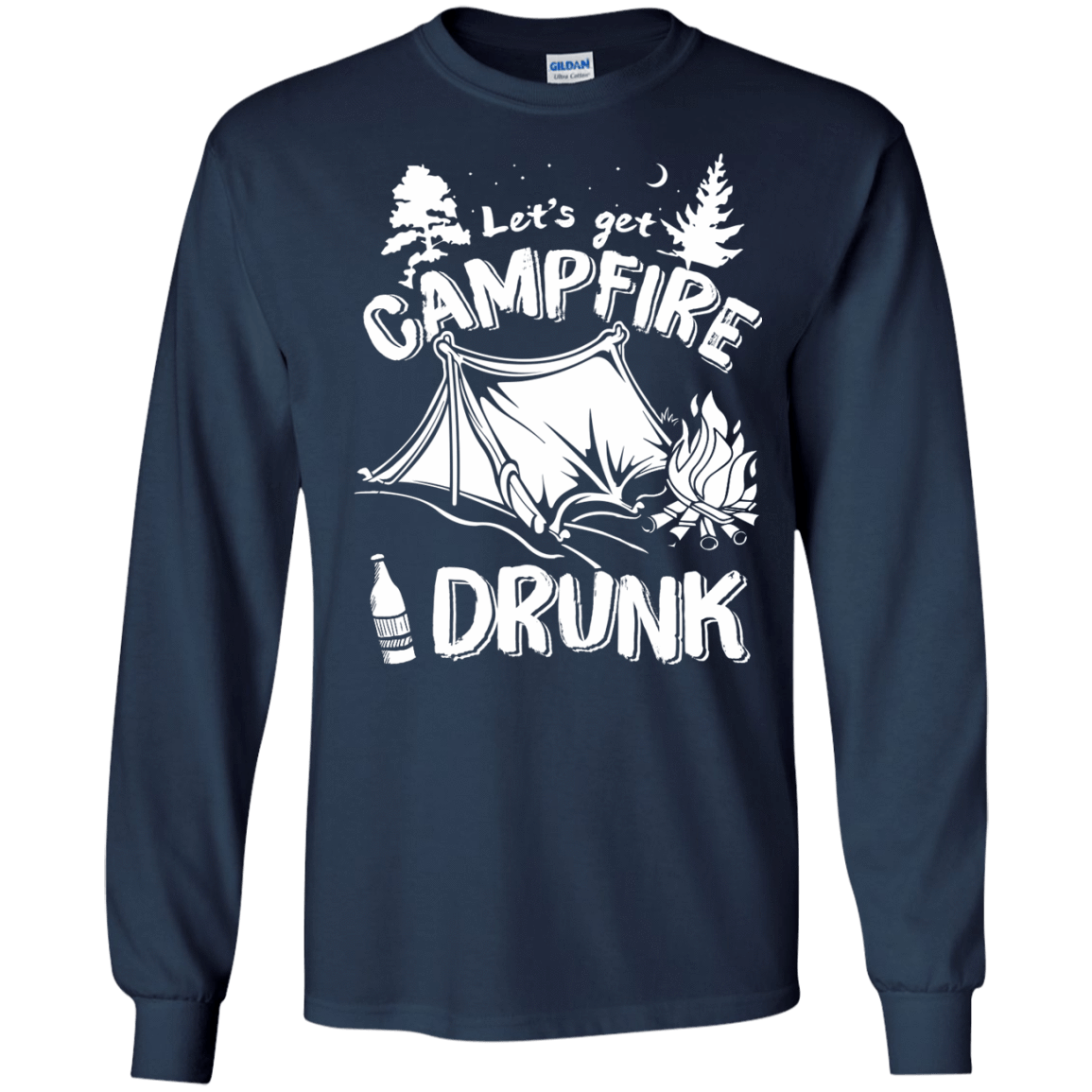 Let's Get Campfire Drunk T-Shirt & Hoodie | Teecentury.com