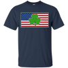 Shamrock Ireland USA Irish American Flag Gift T-Shirt & Hoodie | Teecentury.com