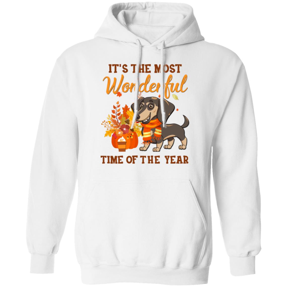 Dachshund Autumn It's The Most Wonderful Time Of The Year T-Shirt & Hoodie | Teecentury.com