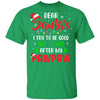 Dear Santa I Tried To Be Good But My PawPaw Christmas Kids Youth Youth Shirt | Teecentury.com