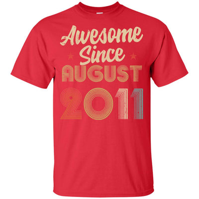 Awesome Since August 2011 Vintage 11th Birthday Gifts Youth Youth Shirt | Teecentury.com