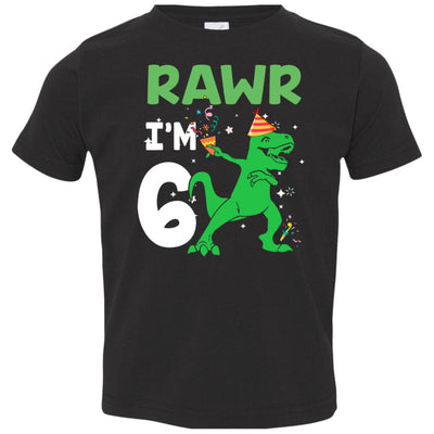 Rawr I'm 6 Birthday Gifts 2016 Dinosaur For Boys Youth Youth Shirt | Teecentury.com