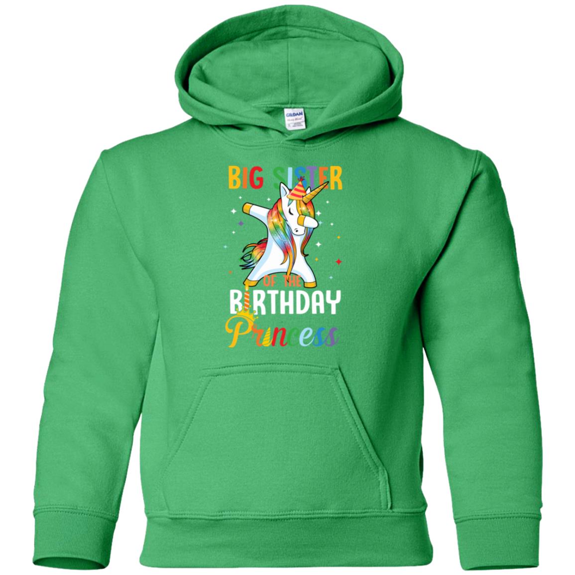 Proud Big Sister Of A Birthday Princess Unicorn Dab Youth Youth Shirt | Teecentury.com
