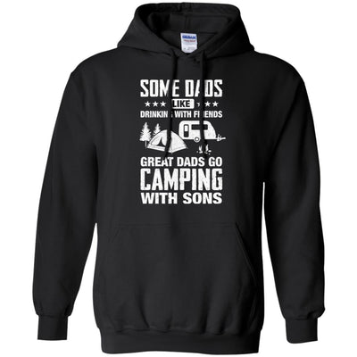 Great Dad Go Camping With Sons Father Day Gift T-Shirt & Hoodie | Teecentury.com