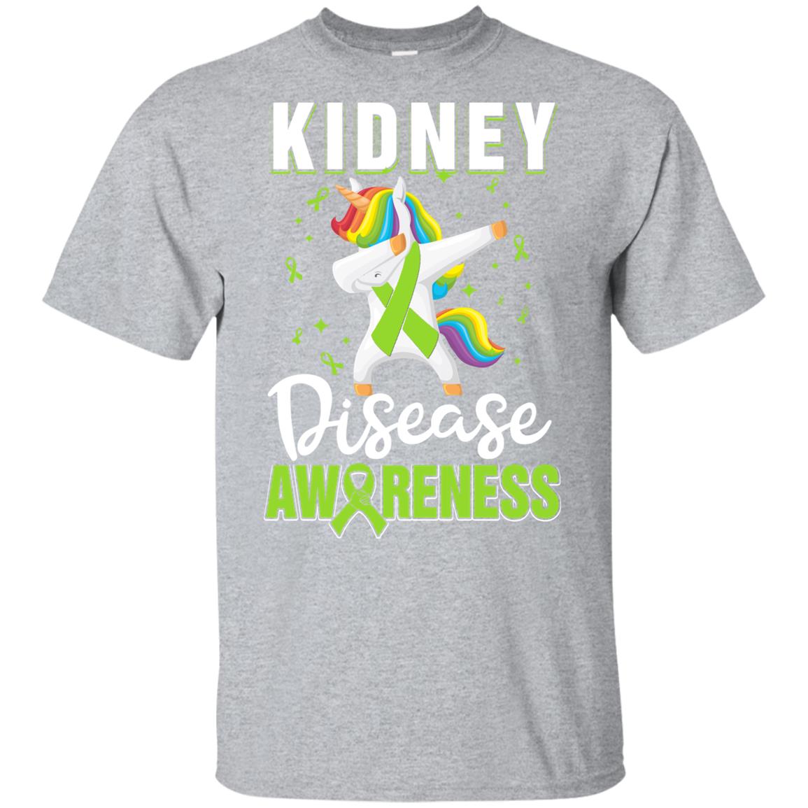 Inspirational Kidney Disease Awareness Unicorn Support Youth Youth Shirt | Teecentury.com