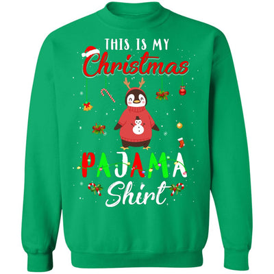 This Is My Christmas Pajama Penguin Christmas Gifts T-Shirt & Sweatshirt | Teecentury.com