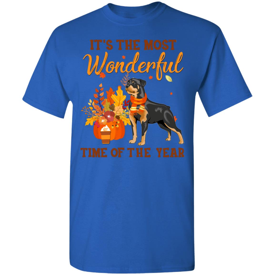 Rottweiler Autumn It's The Most Wonderful Time Of The Year T-Shirt & Hoodie | Teecentury.com