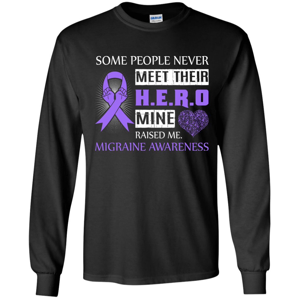 Migraine Awareness Some People Never Meet Hero T-Shirt & Hoodie | Teecentury.com