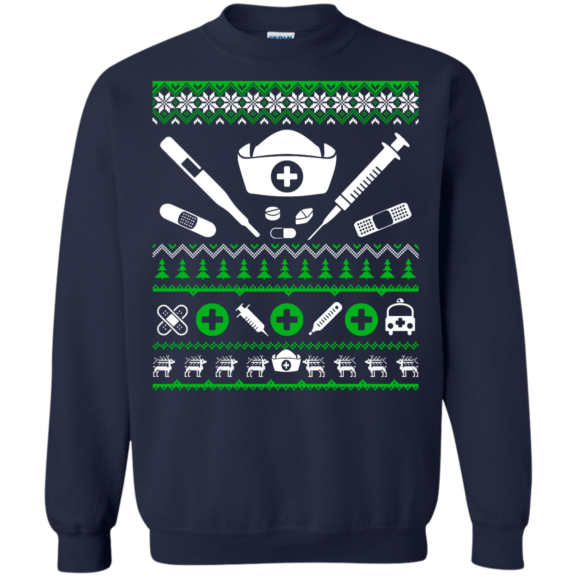 Nurse Christmas Sweater T-Shirt & Hoodie | Teecentury.com